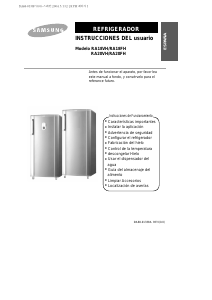 Manual de uso Samsung RA20VHSW Refrigerador