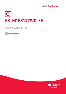 Priročnik Sharp ES-HDB8147WD-EE Pralno-sušilni stroj
