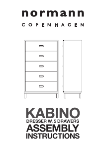 Instrukcja Normann Kabino (5 drawers) Komoda