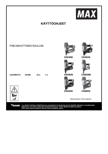 Käyttöohje Max CN890S Naulain