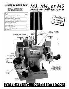 Handleiding Darex M3 Boor bit slijpmachine