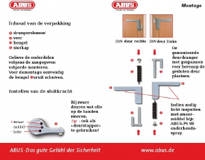 Handleiding Abus ABTS44182 Deurdranger