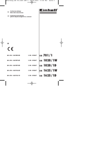 Manual Einhell SB 1625/1W Maşină de găurit de banc