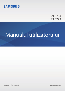 Manual Samsung SM-R760 Gear S3 Frontier Ceas inteligent