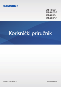 Priručnik Samsung SM-R800 Galaxy Pametni sat