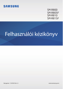 Használati útmutató Samsung SM-R800 Galaxy Okosóra