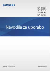 Priročnik Samsung SM-R815F Galaxy Watch Pametna ura