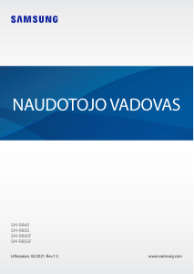 Vadovas Samsung SM-R845F Galaxy Watch 3 Išmanusis laikrodis