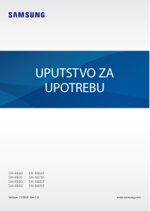 Priručnik Samsung SM-R865F Galaxy Watch 4 Pametni sat