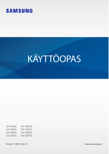 Käyttöohje Samsung SM-R865F Galaxy Watch 4 Älyrannekello