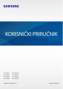 Priručnik Samsung SM-R870 Galaxy Watch 4 Pametni sat