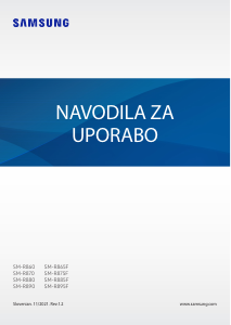 Priročnik Samsung SM-R890 Galaxy Watch 4 Pametna ura