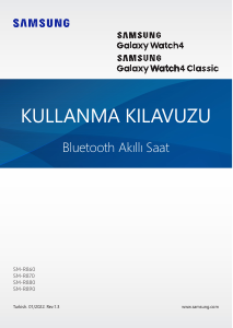 Kullanım kılavuzu Samsung SM-R890 Galaxy Watch 4 Akıllı kol saati