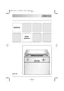 Käyttöohje Zanussi ZDF102 Astianpesukone