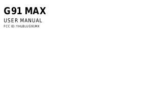 Handleiding BLU G91 MAX Mobiele telefoon