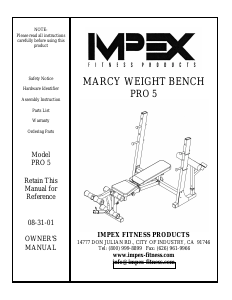 Manual Impex PRO-5 Multi-gym