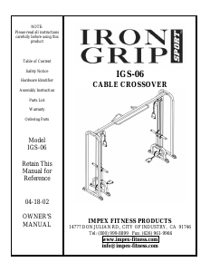 Manual Iron Grip IGS-06 Multi-gym