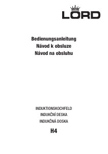 Bedienungsanleitung Lord H4 Kochfeld