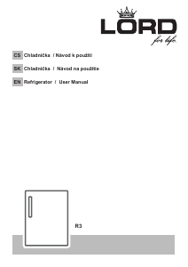 Návod Lord R3 Chladnička