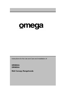 Handleiding Omega ORW6XA Afzuigkap