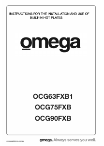 Manual Omega OCG90FXB Hob