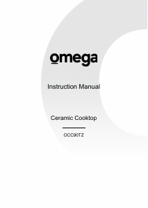 Manual Omega OCC90TZ Hob
