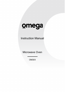 Manual Omega OM30X Microwave