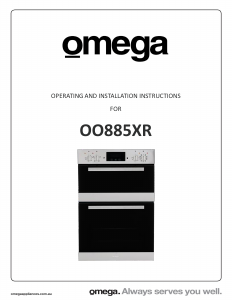 Manual Omega OO885XR Oven