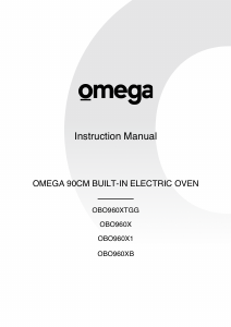 Manual Omega OBO960X Oven