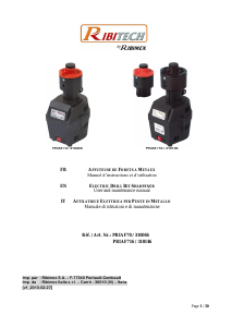 Manual Ribitech PRIAF70 Drill Bit Sharpener