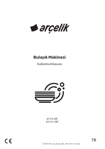 Kullanım kılavuzu Arçelik 61113 WF Bulaşık makinesi