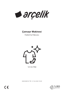 Kullanım kılavuzu Arçelik 10140 PMI Çamaşır makinesi