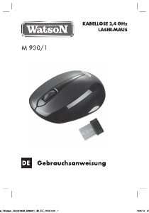Bedienungsanleitung Watson M 930 Maus