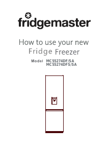 Manual Fridgemaster MC55274DFS/SA Fridge-Freezer