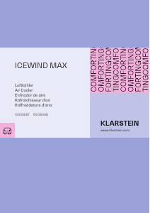 Manual de uso Klarstein 10036067 Icewind Max Ventilador