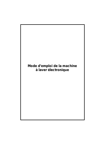 Mode d’emploi Waltham MARYLYN 1475 WAV 11 Lave-linge