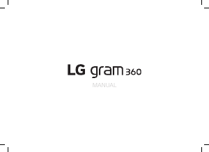 사용 설명서 엘지 16TD90Q-GX56K Gram 360 랩톱