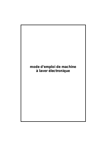Mode d’emploi Waltham WAL 1207 A Lave-linge