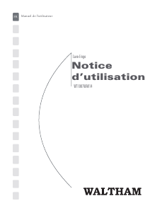 Mode d’emploi Waltham WT 1007 WAV 14 Lave-linge