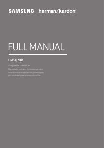 Kullanım kılavuzu Samsung HW-Q70R Hoparlör