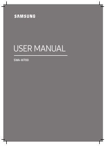 Manual de uso Samsung SWA-W700 Altavoz