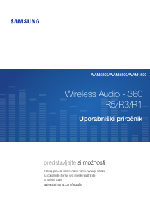 Priročnik Samsung WAM1500 360 R1 Zvočnik