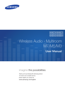 Manual Samsung WAM351 Speaker