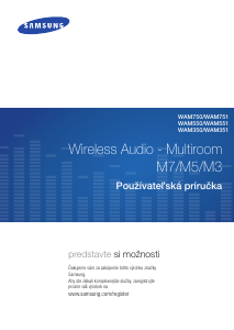 Návod Samsung WAM351 Reproduktor