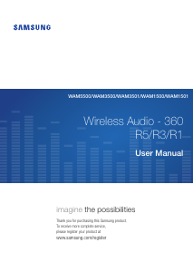 Manual Samsung WAM5500 360 R5 Speaker