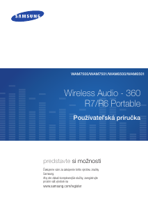 Návod Samsung WAM6500 Reproduktor