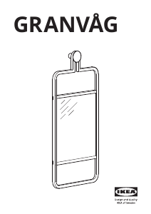 Használati útmutató IKEA GRANVAG Tükör