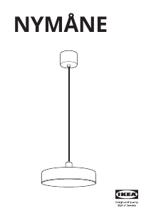 Manual IKEA NYMANE (ceiling) Lampă