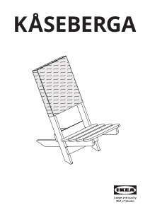 Használati útmutató IKEA KASEBERGA Kerti szék