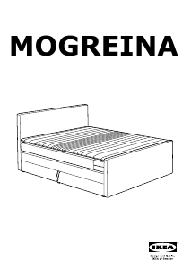 Bedienungsanleitung IKEA MOGREINA Bettgestell
